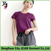 J00349 JZJ68 OEM CUSTOM WOMEN SPORT LOOSE TOPS QUICK DRY