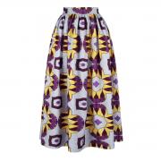 910 Women Fashion Deluxe African Print Maxi Skirt of Amazon Hot Sales