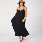751 Solid Maxi sleeveless Beach Summer Dress Ladies Long Cami Plus Size Elegant Casual Dresses