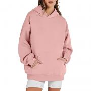 LG3103 Oversized Hoodies Long Sleeve Fleece Pullover Winter Sweatshirts