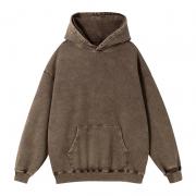 BD1151 Oversized Unisex Long Sleeves Kangaroo Pockets Sweatshirt Hoodies