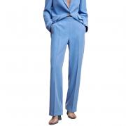 BD1170 Elastic Waist Two Side Pocket Suit Pants Office Lady Trouser