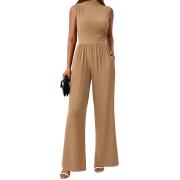 DJ1016 Custom Jumpsuits Ruched Dressy Wide Leg Pants Rompers