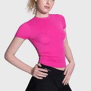 LZ2466 Double Lined Slim Fit T Shirts Basic Tee