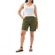 LSH09 Summer Bermuda Elastic Waist Golf Shorts With Pockets