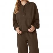 LY1200 Oversize Drop Shoulder Hoodie Sweatshirt with Pockets