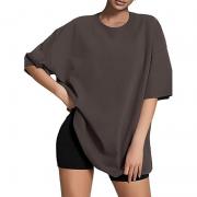 LY1207 Custom Oversized T Shirts Loose Crewneck Short Sleeve Tops
