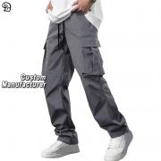 YB1003 Custom Men Casual Cargo Pants With Multi Pockets