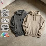 YT1138 Custom Acid Wash Vintage Distressed Hoodie Streetwear